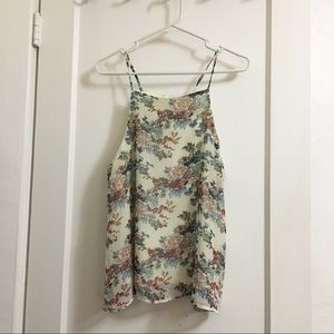 Floral tank top